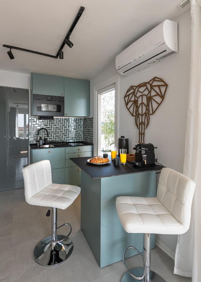 Port De L'Eau Roof Garden Apartment Tesalonika Bagian luar foto